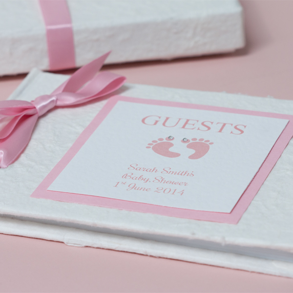 Personalised Baby Shower Guest Book