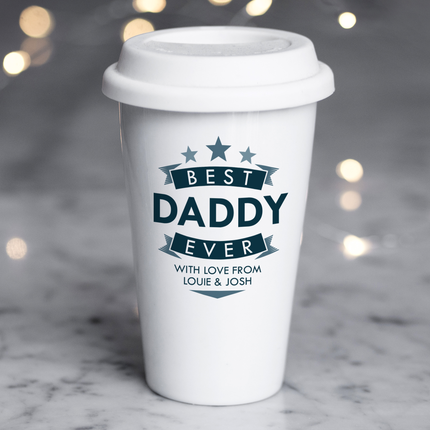 personalised daddy travel mug