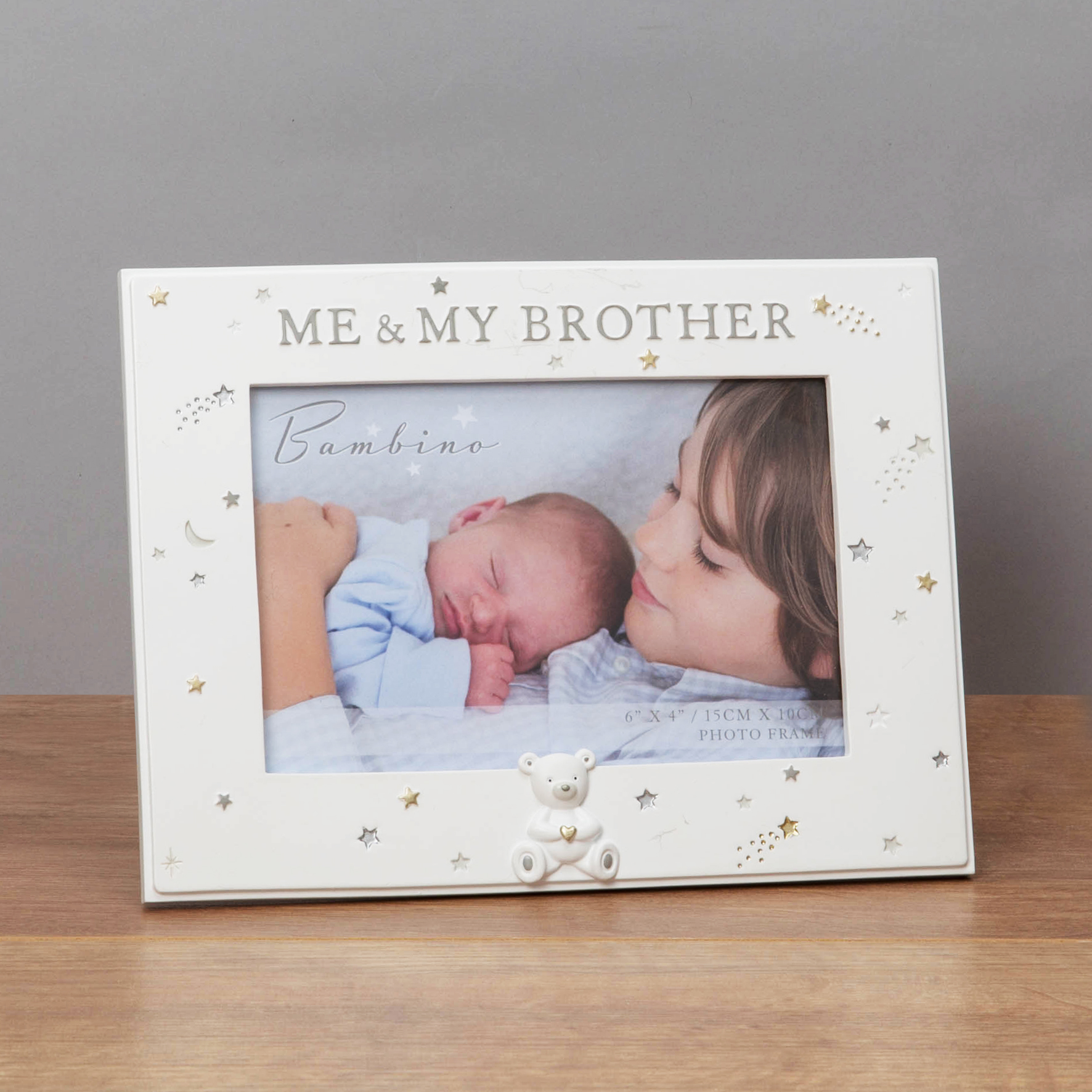 The Gift Experience 6 x 4 Bambino Resin Mummy & Me Photo Frame 