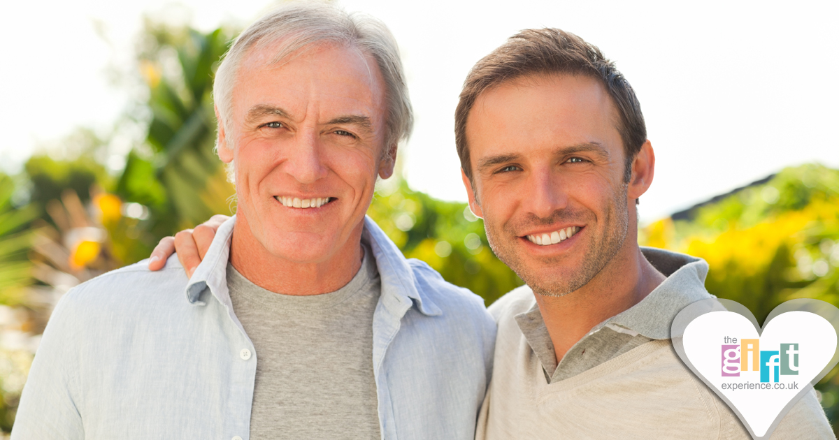 The groom and the Father of the Groom stand together