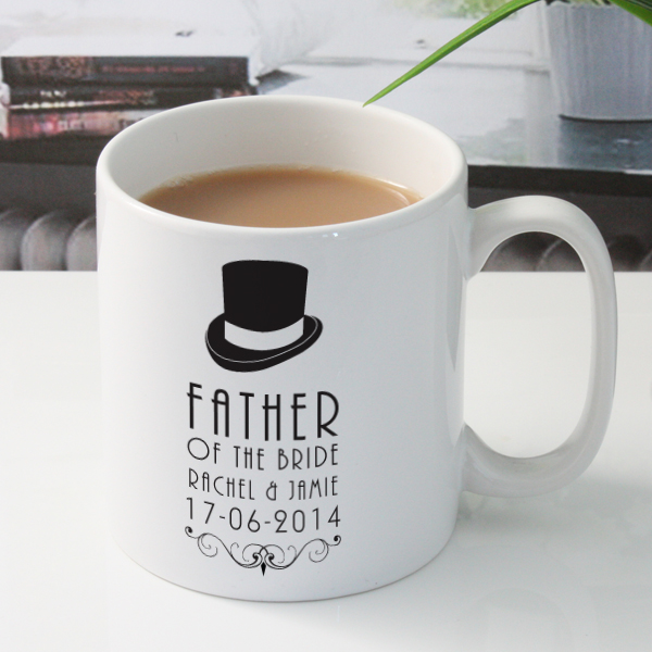 Personalised Father of The Bride Mug