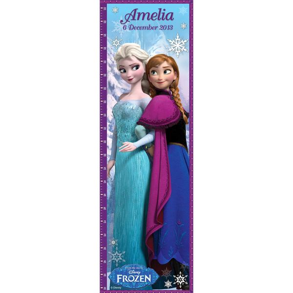 Personalised Disney Frozen Growth Chart