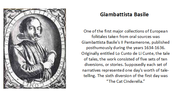Giambattista Basile wrote Cenerentola Giambattista Basile wrote Cenerentola