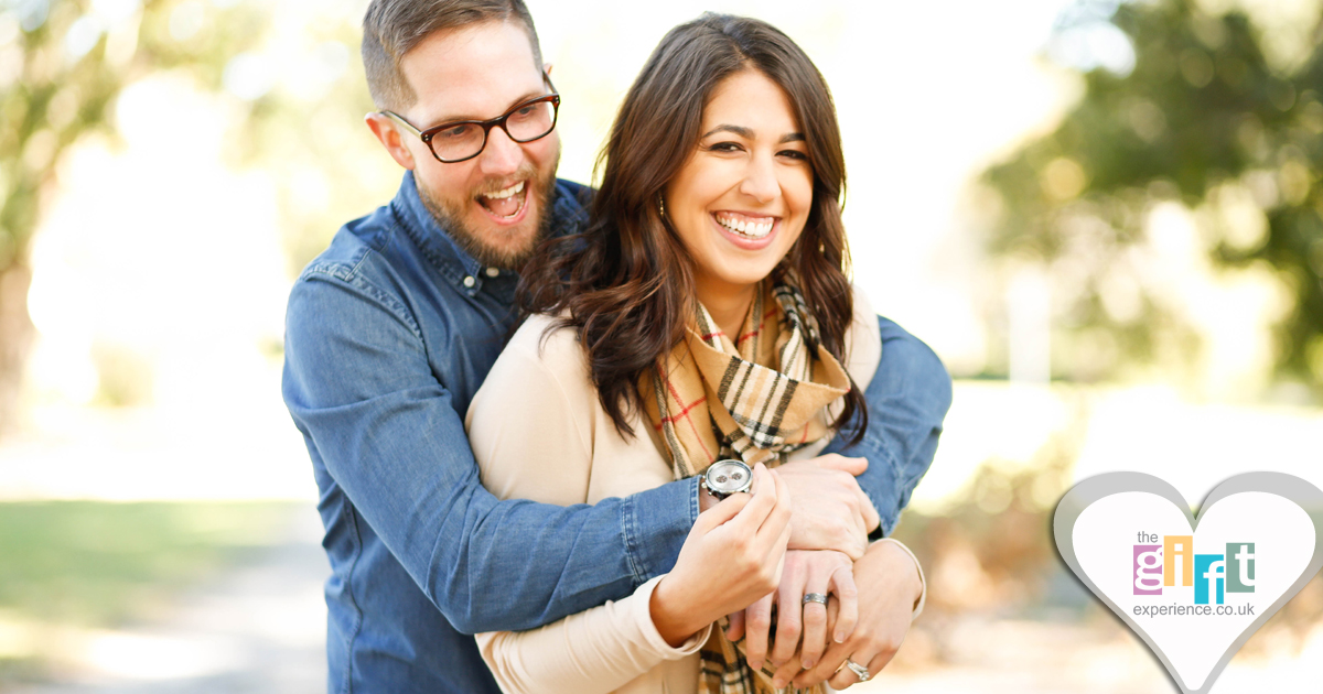 Couple hugging