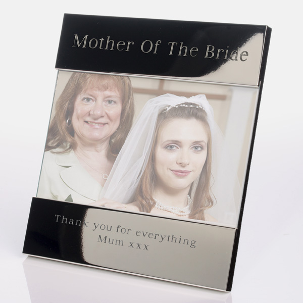 Engraved Mother Of The Bride Photo Frame