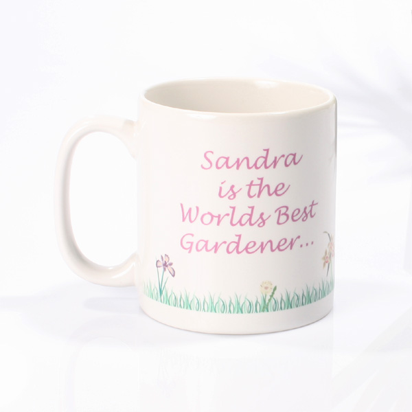 Personalised Best Gardener Mug
