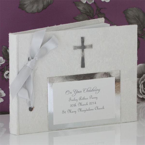 personalized baptism photo album