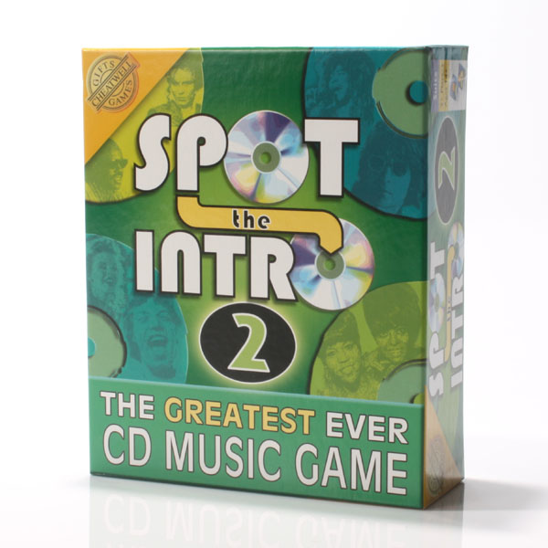 SPOT THE INTRO 1 CD Music Game. Age 14+. Two+ players By CheatwellL Games Classic Toys