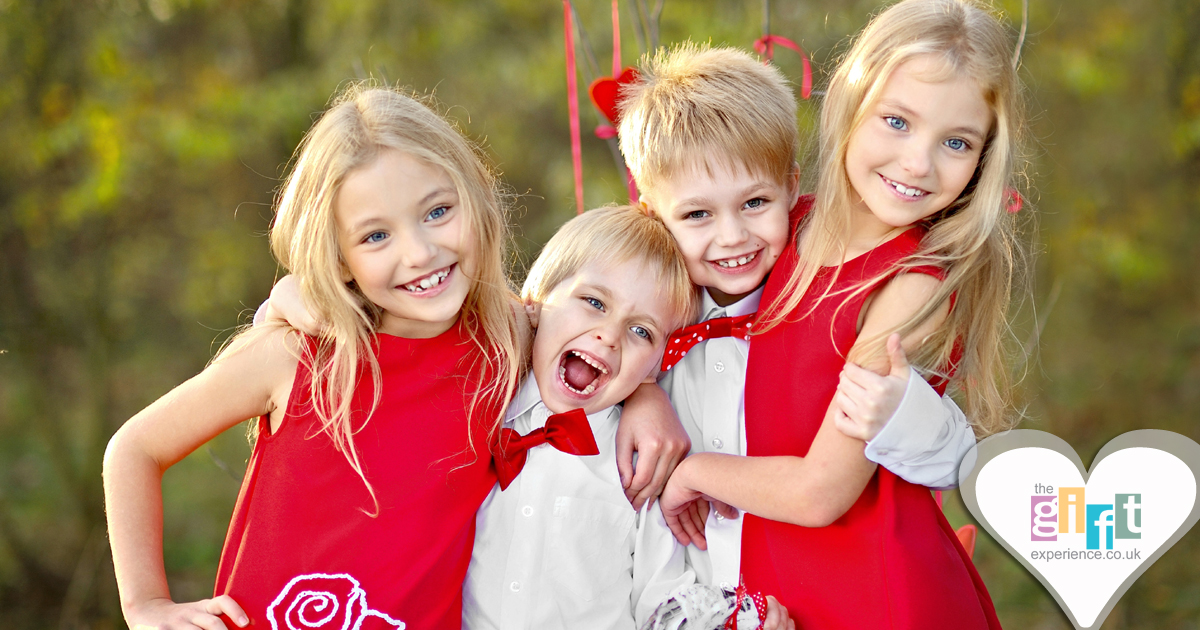 A group of children at a wedding